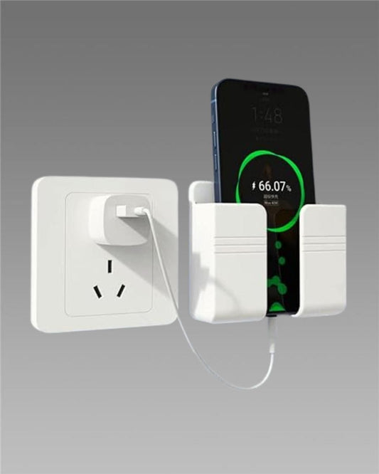 Wall Mounted Mobile Holder With Adhesive Strips